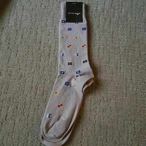 Peter Millar Socks  one pair Naval flags